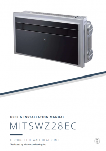 MITSWZ28EC User and Installation Manual